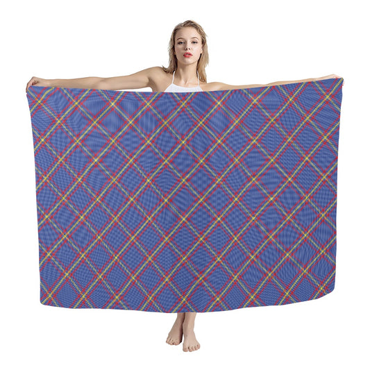 Clan MacLaine Tartan Bias Chiffon Scarf