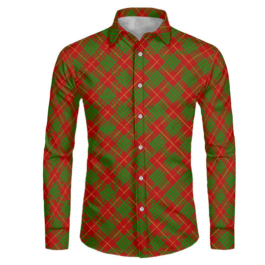 Clan Cameron Tartan Men's long-sleeved shirt