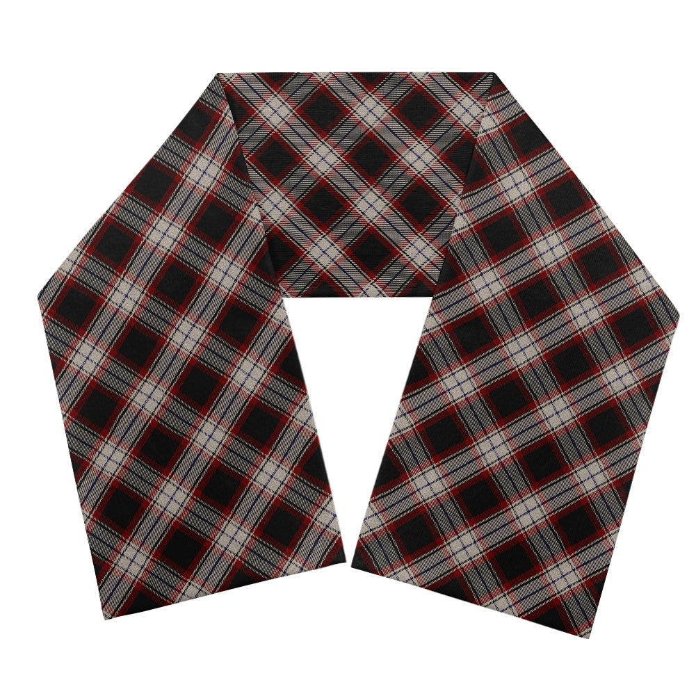 Breizh | Breton | Bretagne Bro-Wened Tartan Bias Scarf