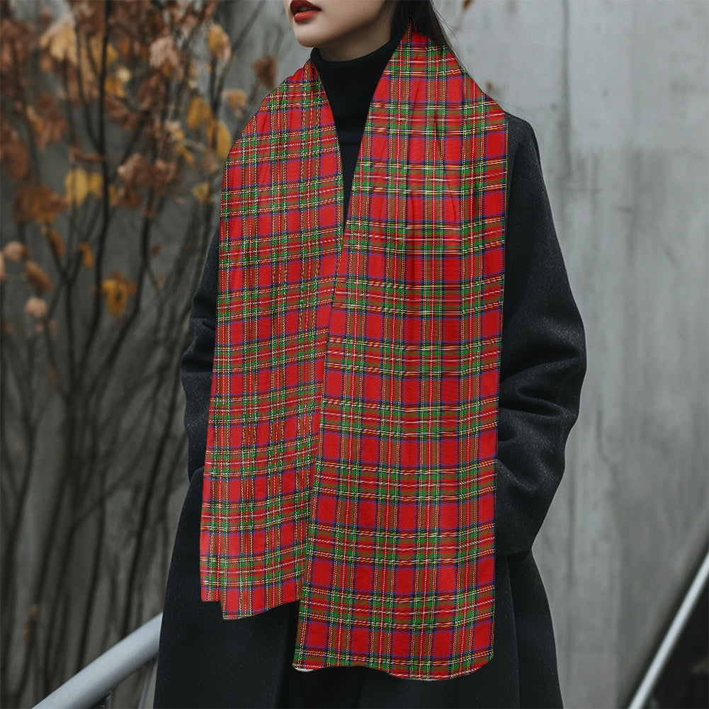 Clan Stewart Tartan Fluffy scarf
