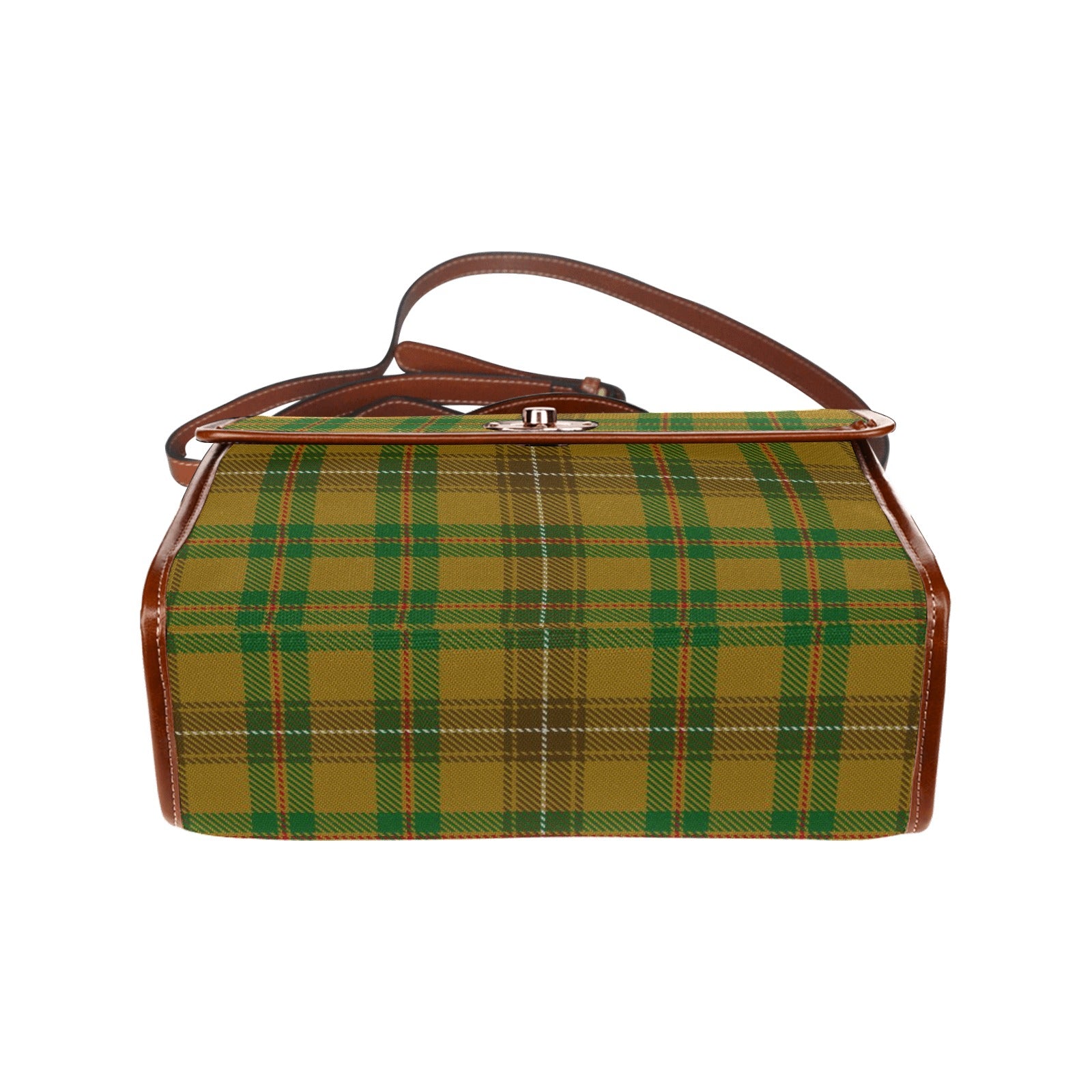 Irish County Connaught Tartan Canvas Handbag