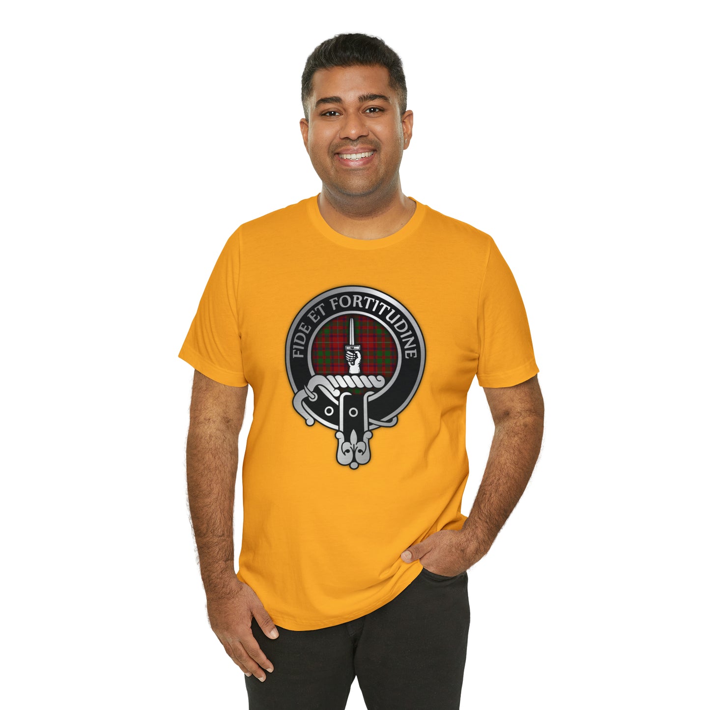 Clan Shaw Crest & Tartan | Unisex T-Shirt