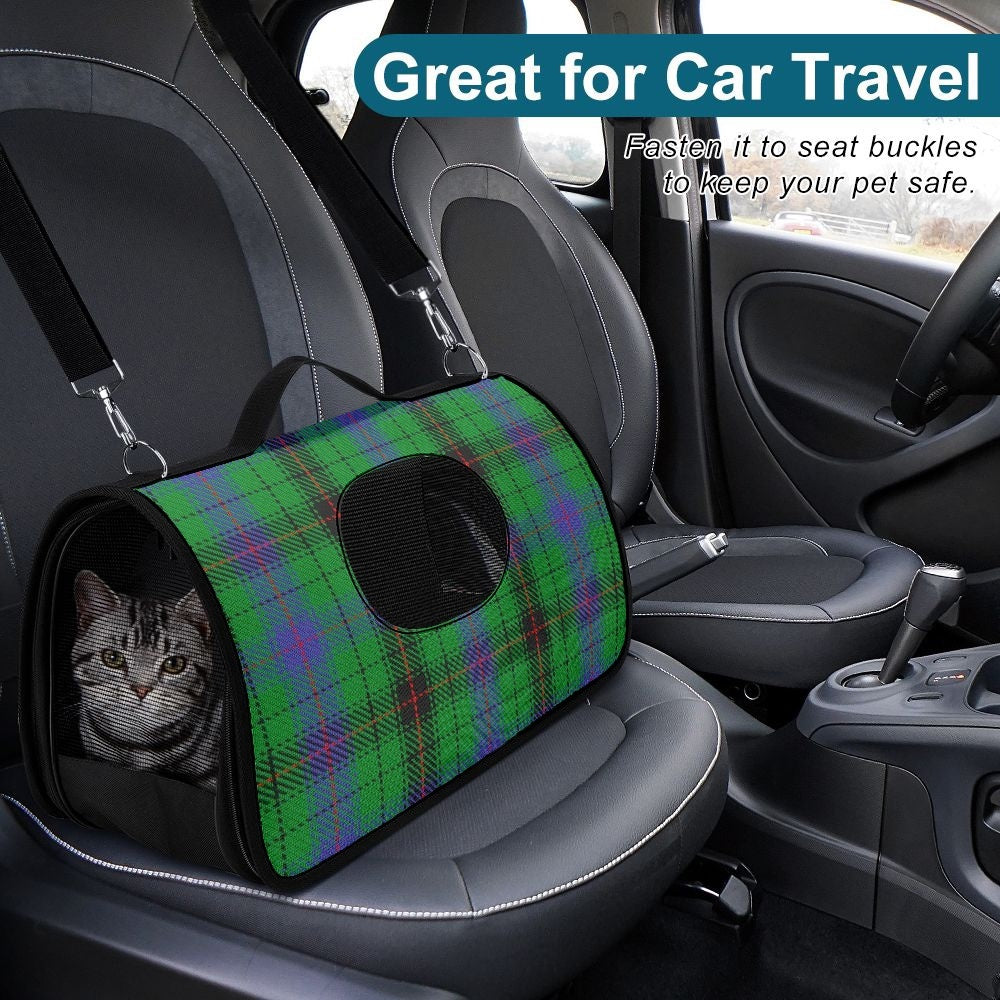 Clan Davidson Tartan Pet Carrier Bag