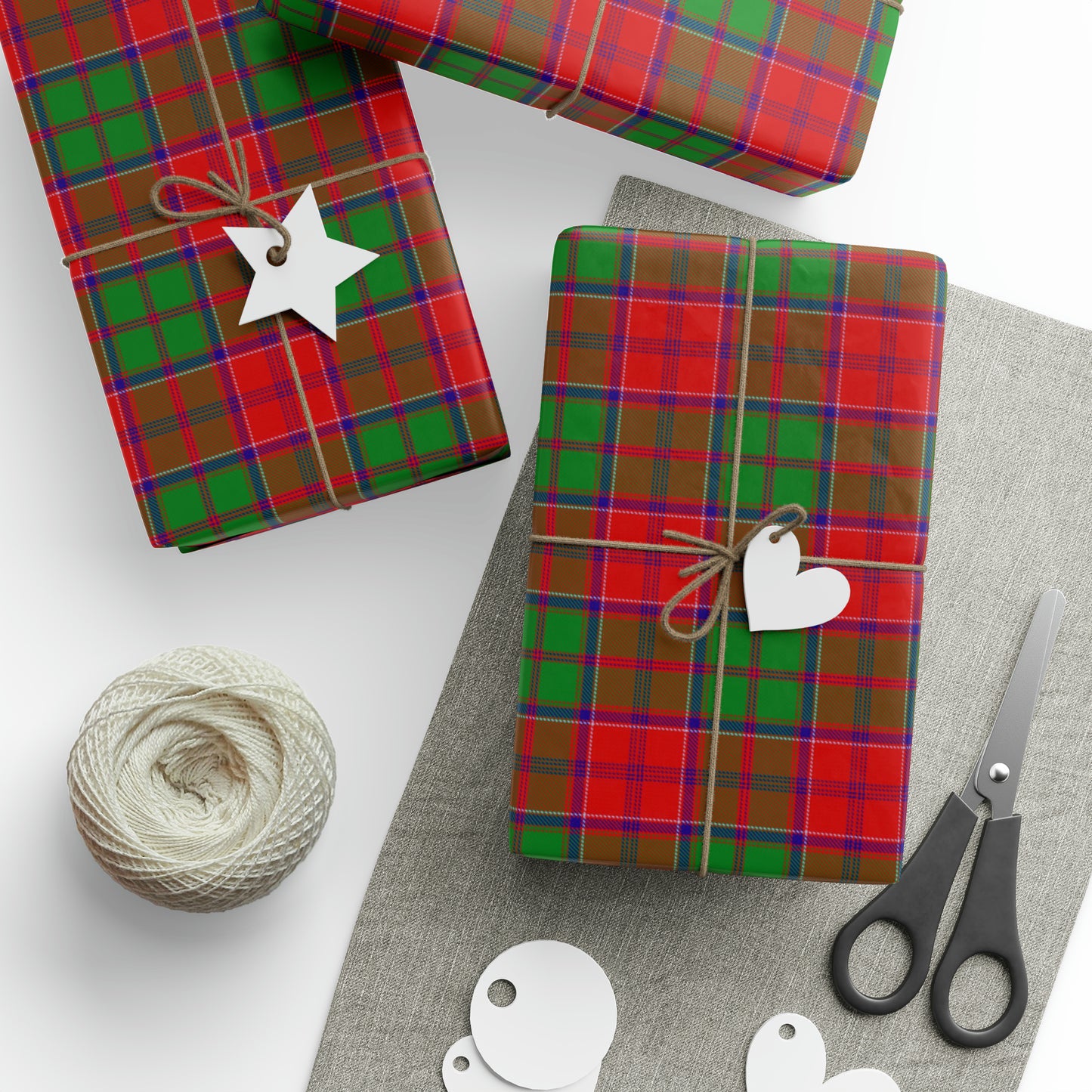 Clan Grant Tartan Wrapping Papers