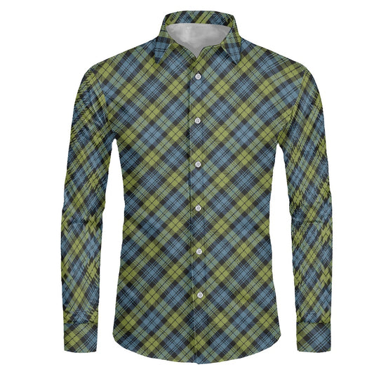 Clan Campbell Tartan Men's long-sleeved shirt