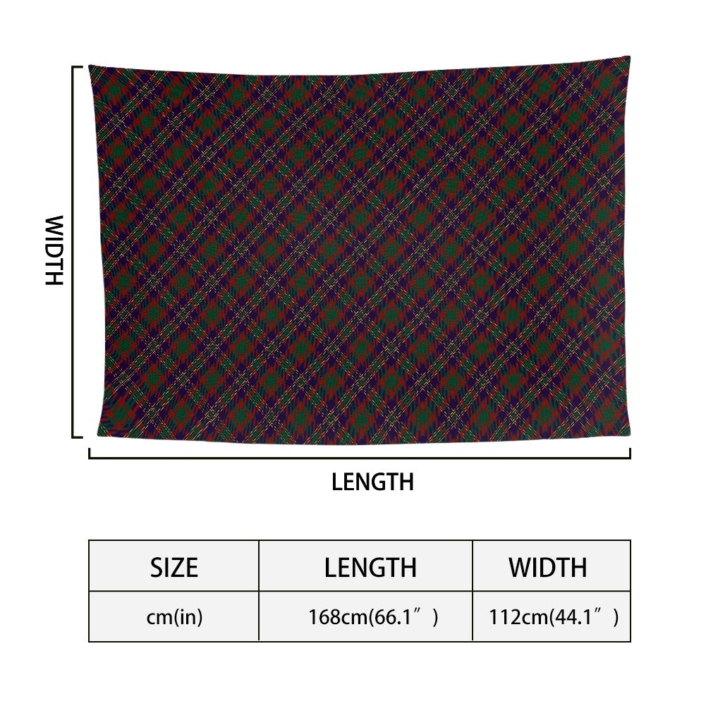 Irish County Cork Tartan Bias Chiffon Scarf