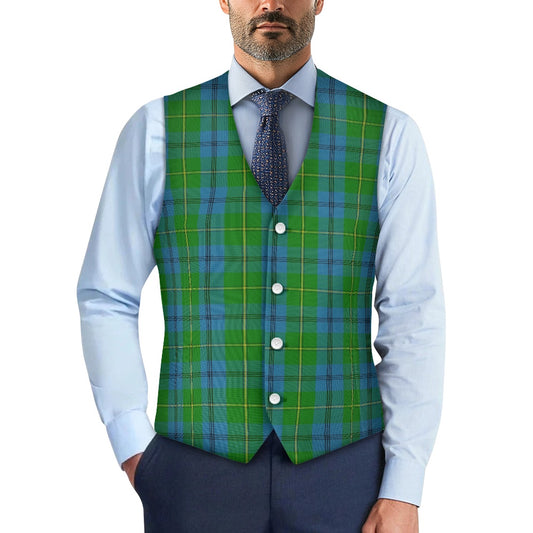 Clan Johnstone Tartan Suit vest jacket