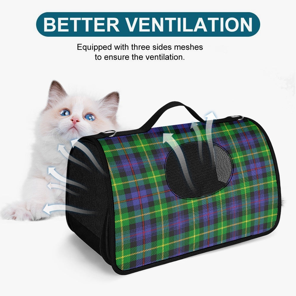 Clan Farquharson Tartan Pet Carrier Bag