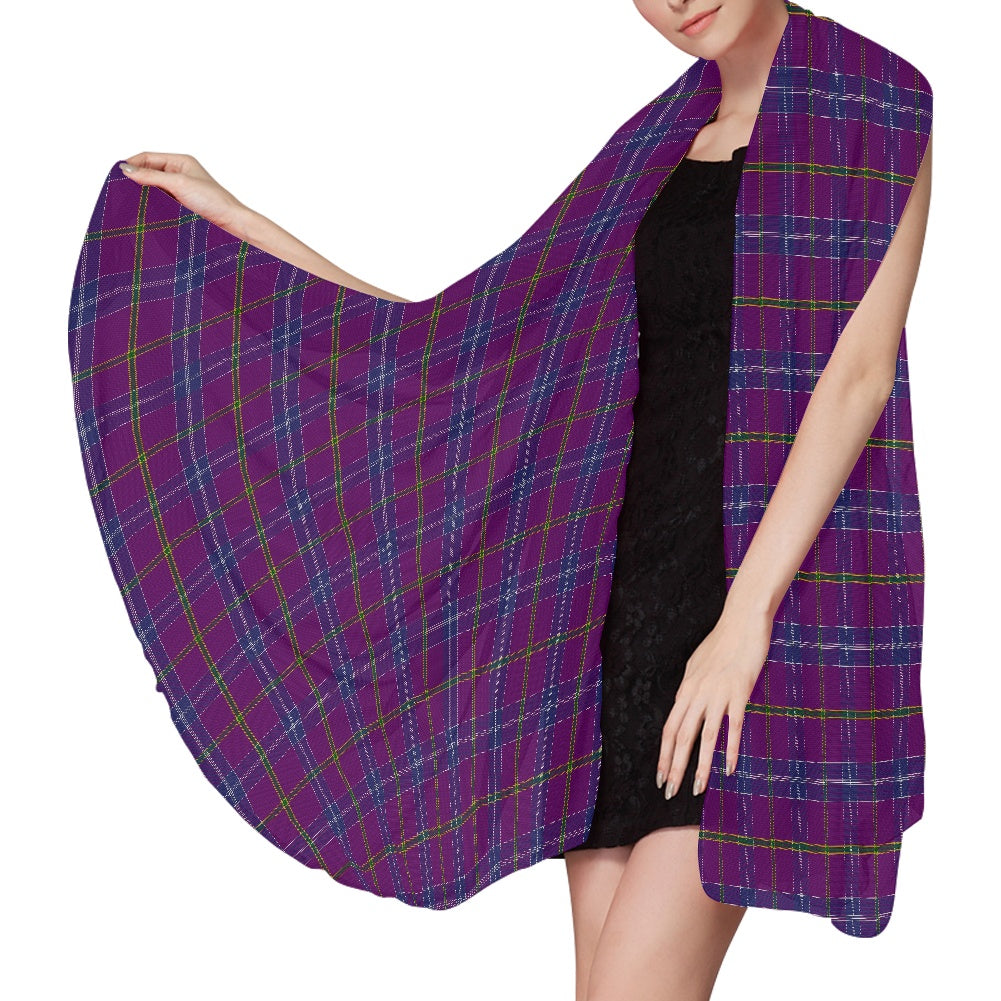 Clan Jackson Tartan Chiffon Scarf