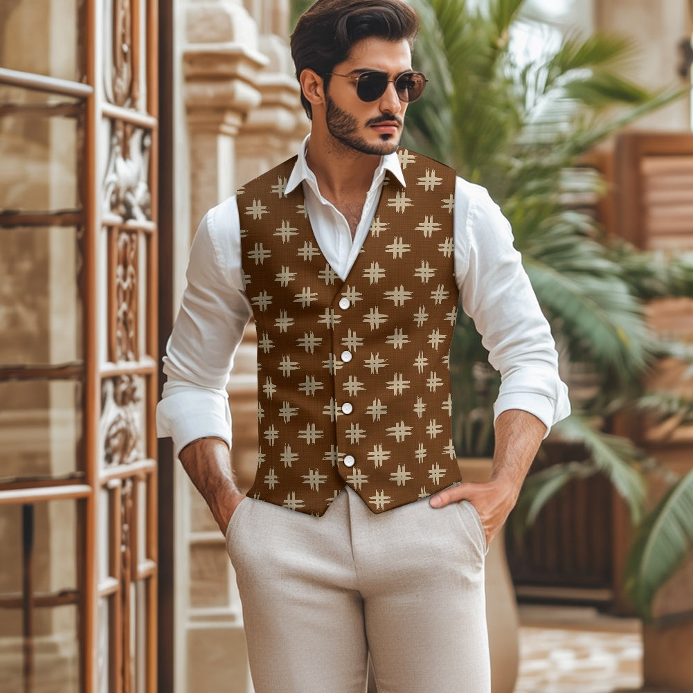 Japanese Wagara - Igeta Suit vest jacket