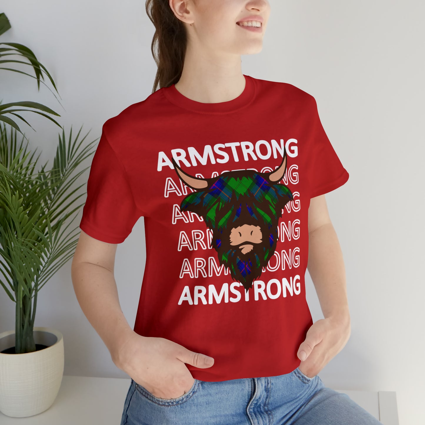 Clan Armstrong | Hairy Coo | Unisex T-Shirt