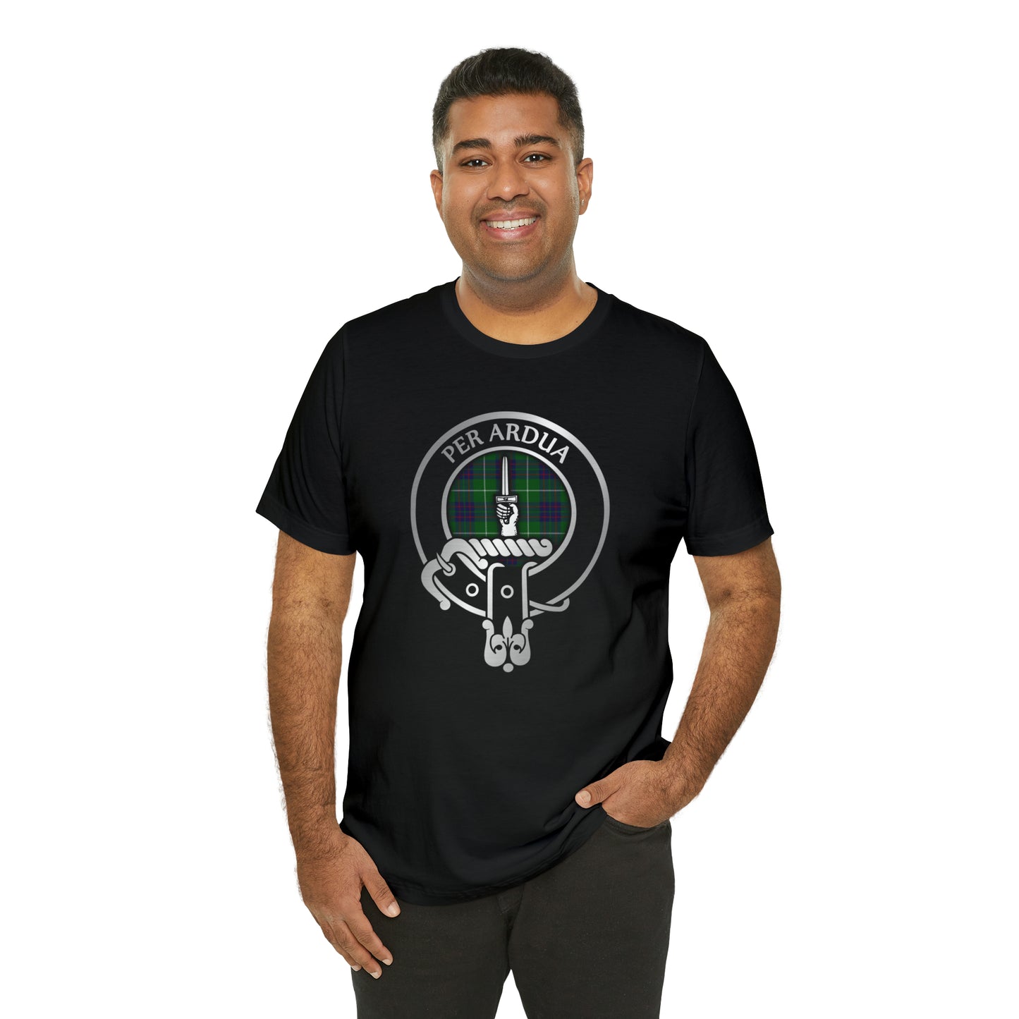 Clan MacIntyre Crest & Tartan | Unisex T-Shirt