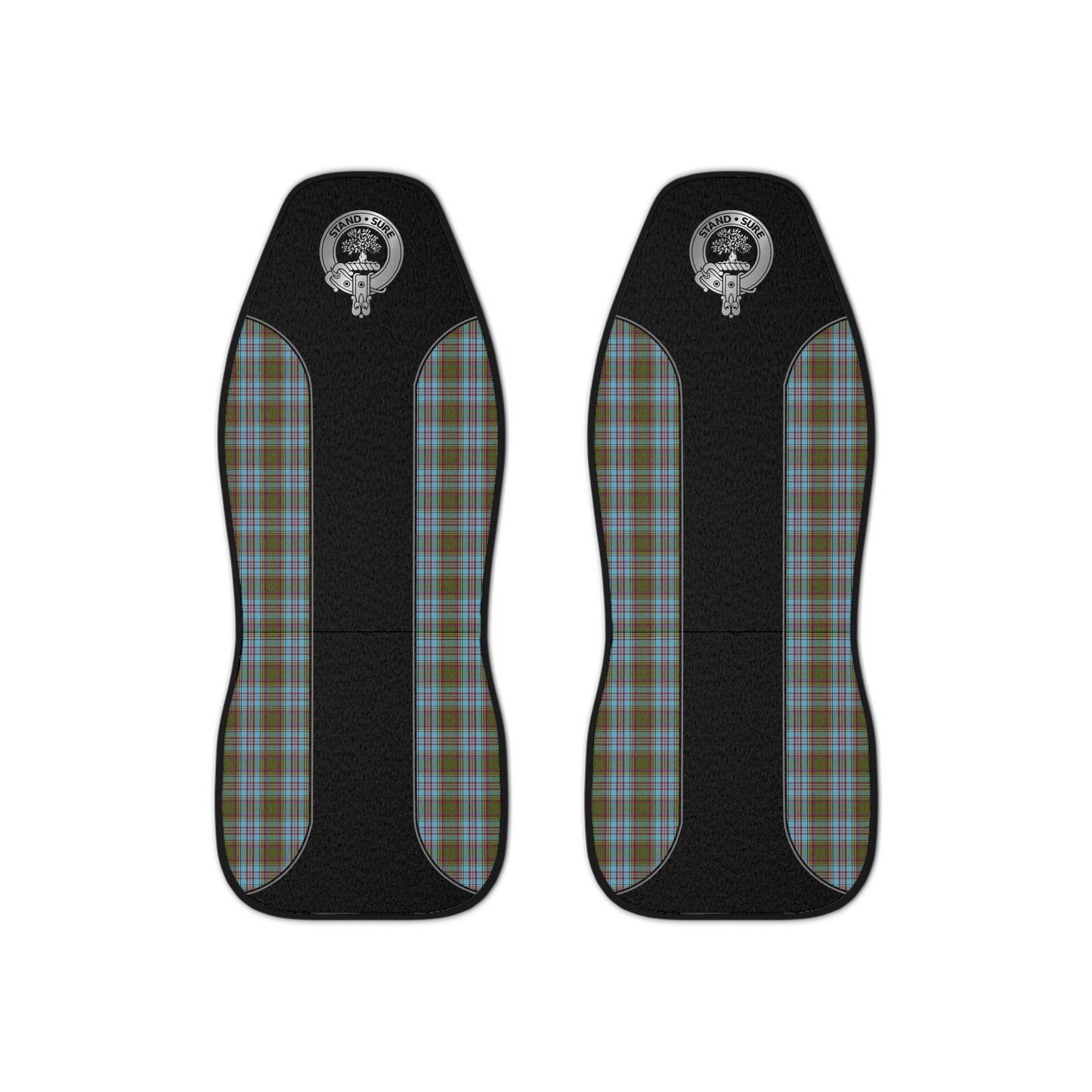 Clan Anderson Crest & Tartan Car Seat Covers