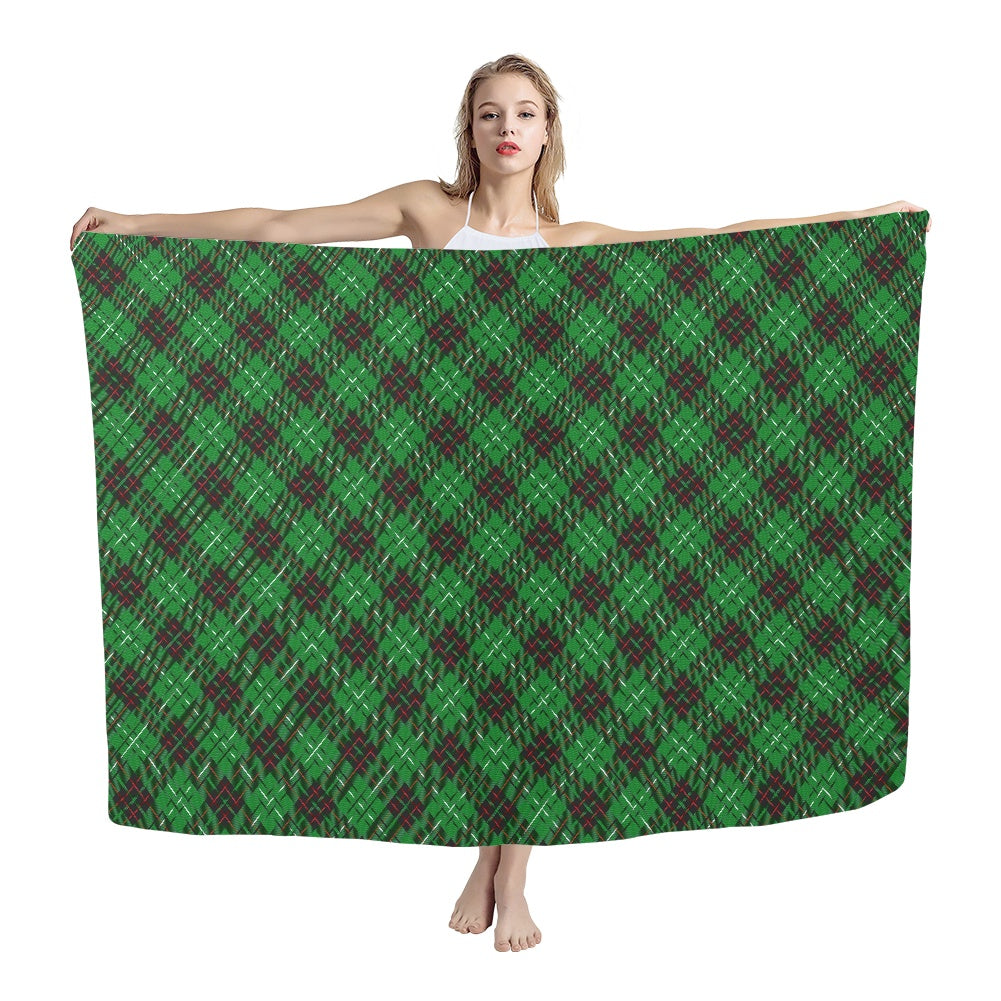 Clan MacAulay of Lewis Tartan Bias Chiffon Scarf
