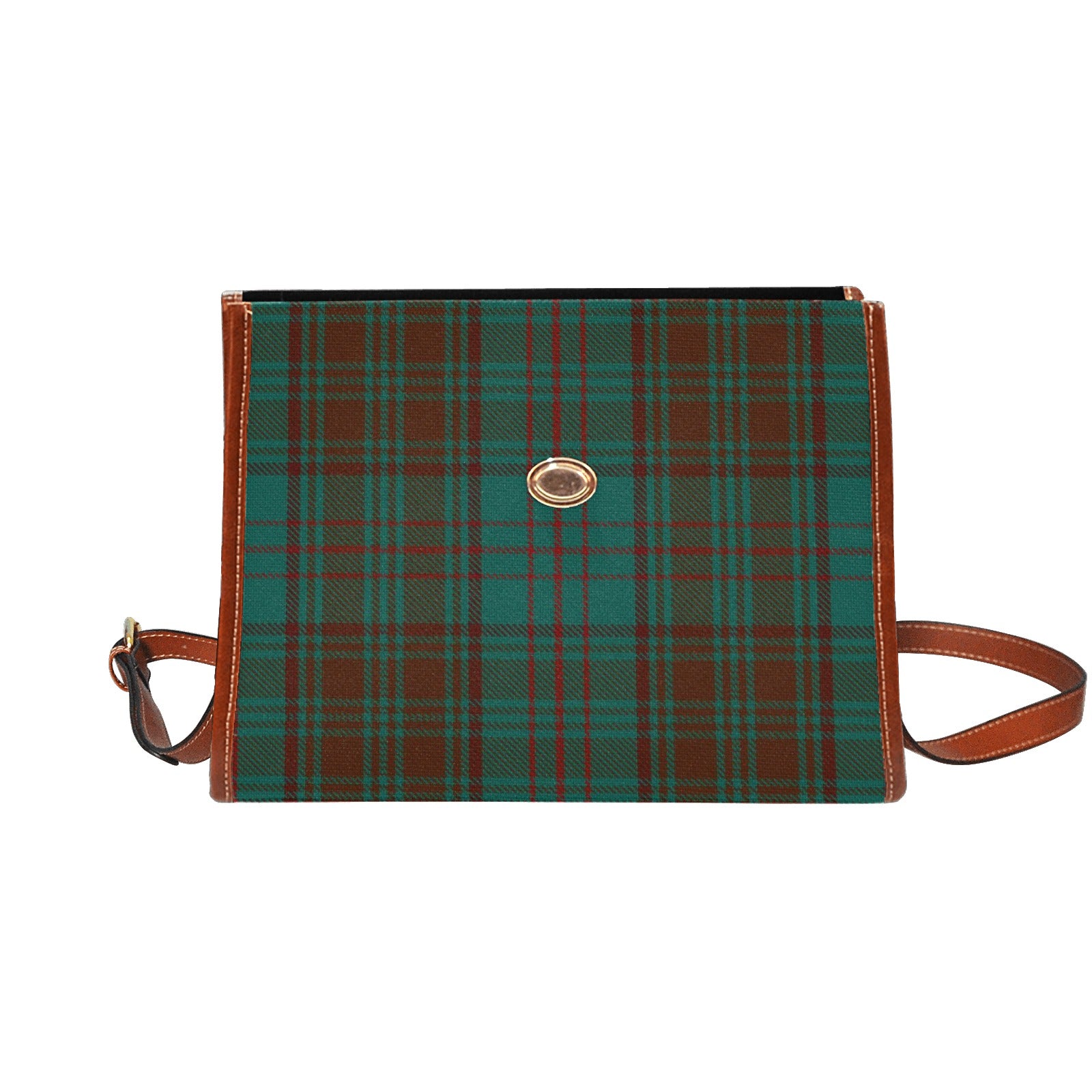 Irish County Dublin Tartan Canvas Handbag