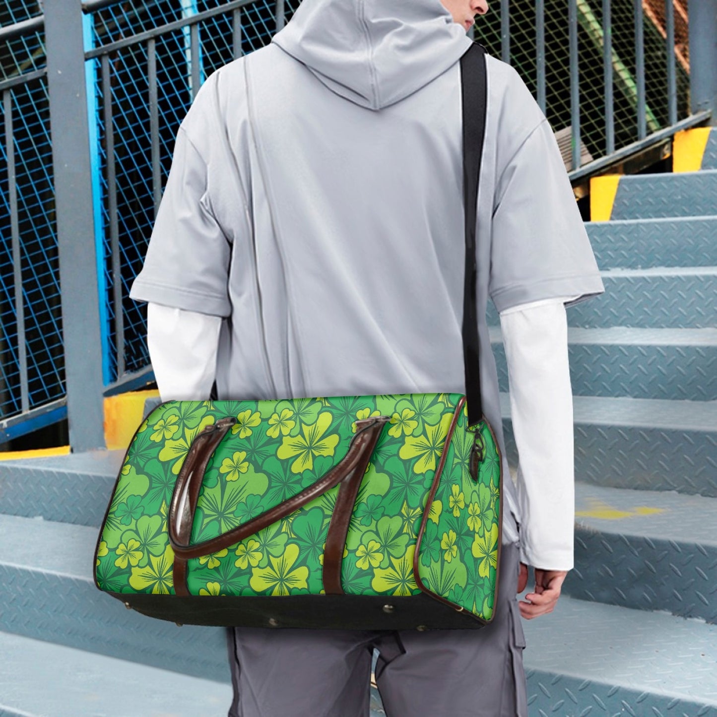 Irish Shamrock Duffle Bag