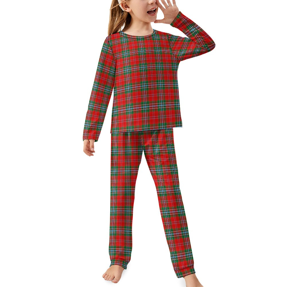 Clan MacLean Tartan Girl's Pajama suit