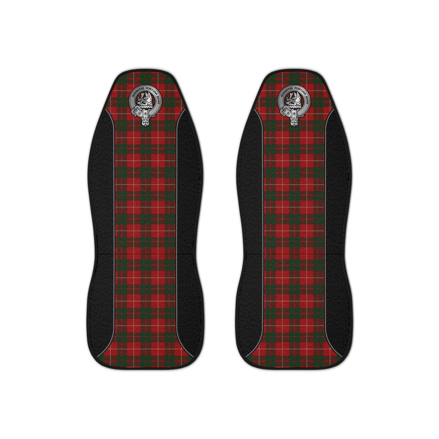 Clan MacKinnon Crest & Tartan Car Seat Covers