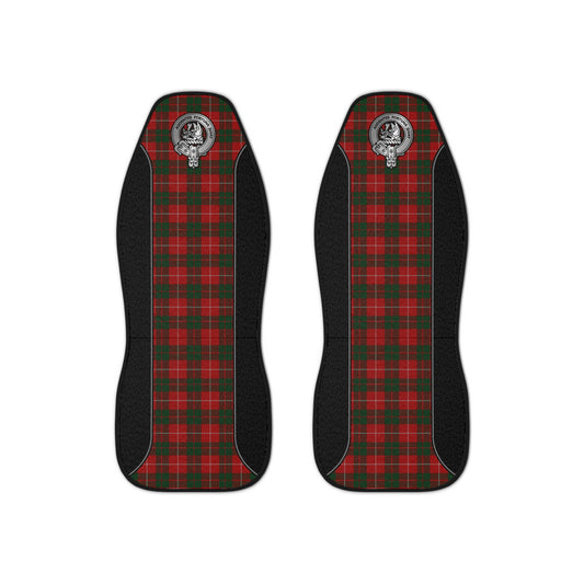 Clan MacKinnon Crest & Tartan Car Seat Covers