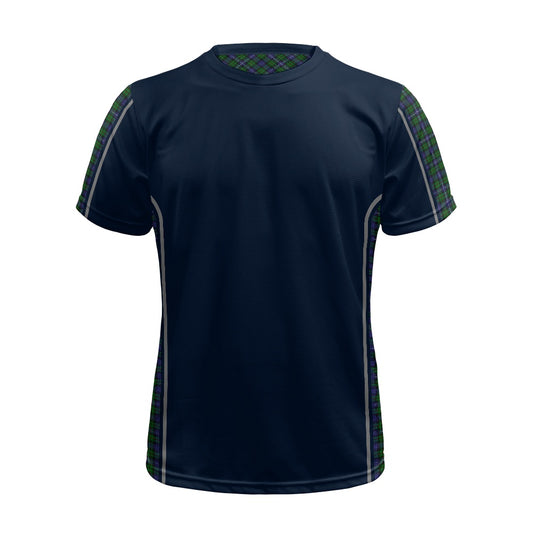 Clan Donnachaidh Hunting Tartan Strip Football Shirt