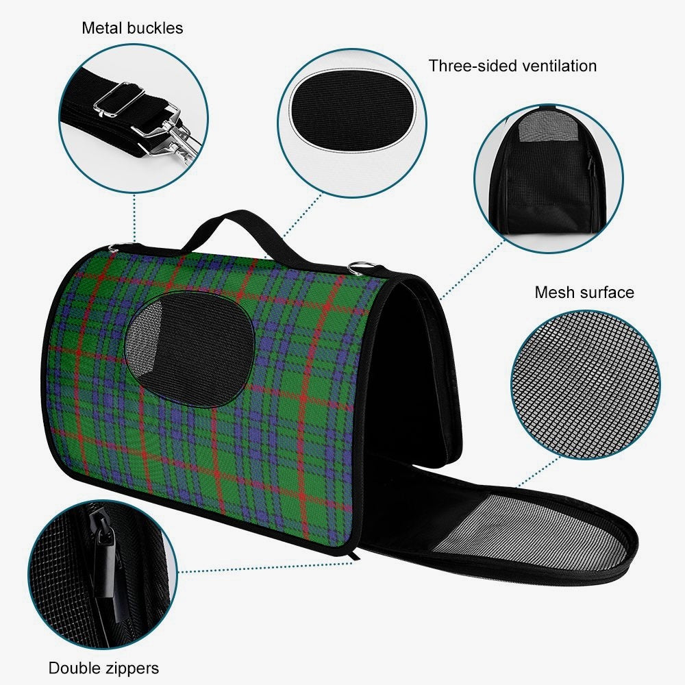 Clan Aiton Tartan Pet Carrier Bag