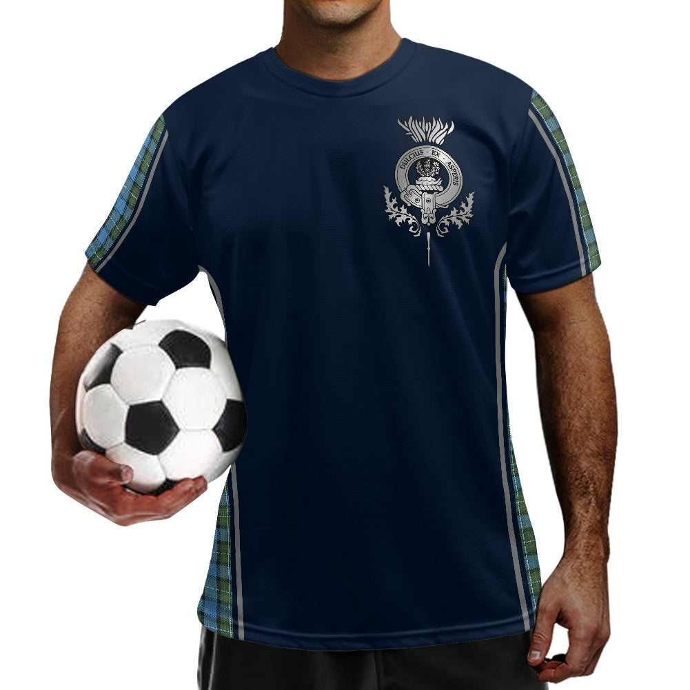 Clan Fergusson Ancient Tartan & Crest Football Shirt