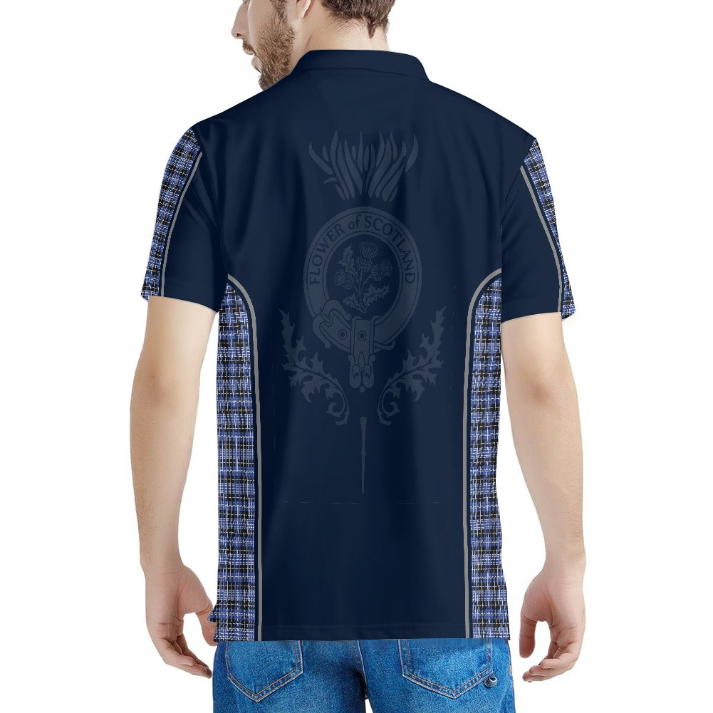 Flower of Scotland with Clark Tartan Polo