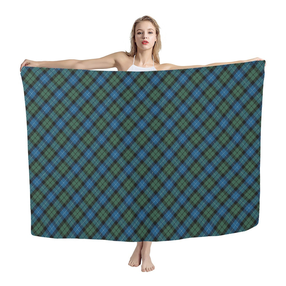 Clan MacKirdy Tartan Bias Chiffon Scarf