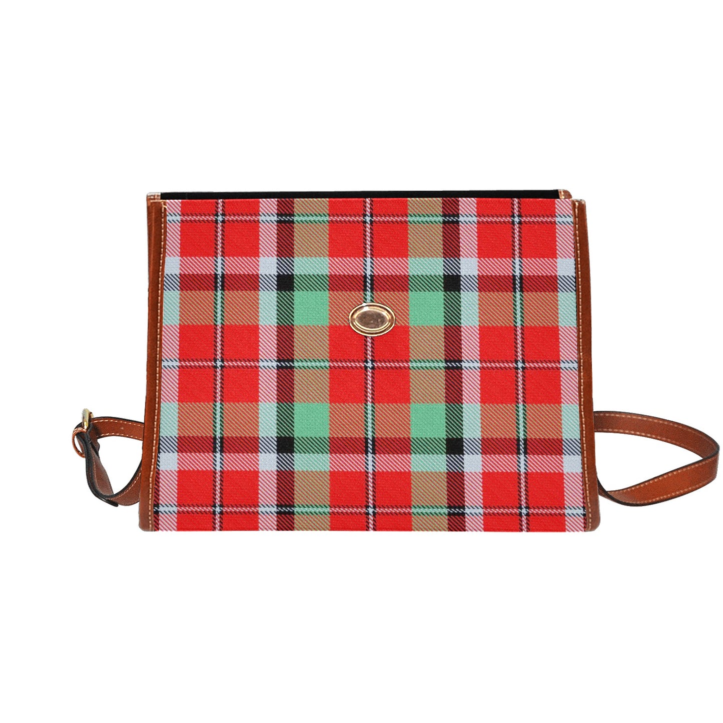 Clan Graham (Red) Canvas Handbag