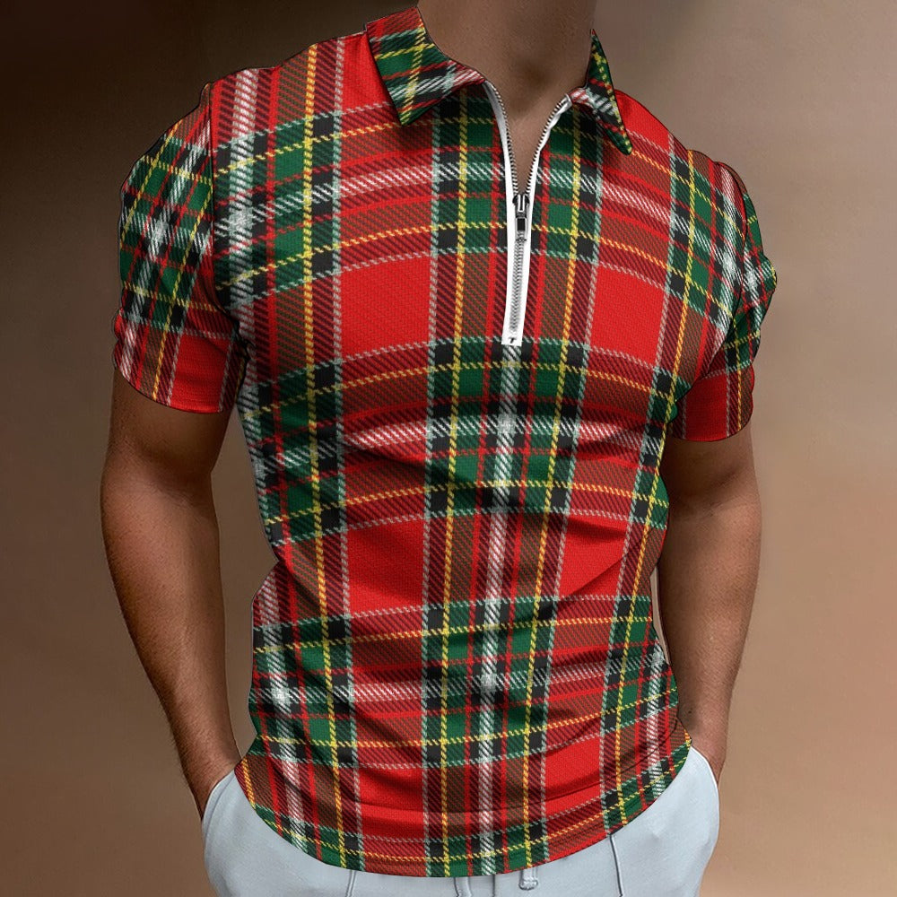 Clan Gillespie Tartan Short sleeve polo shirt