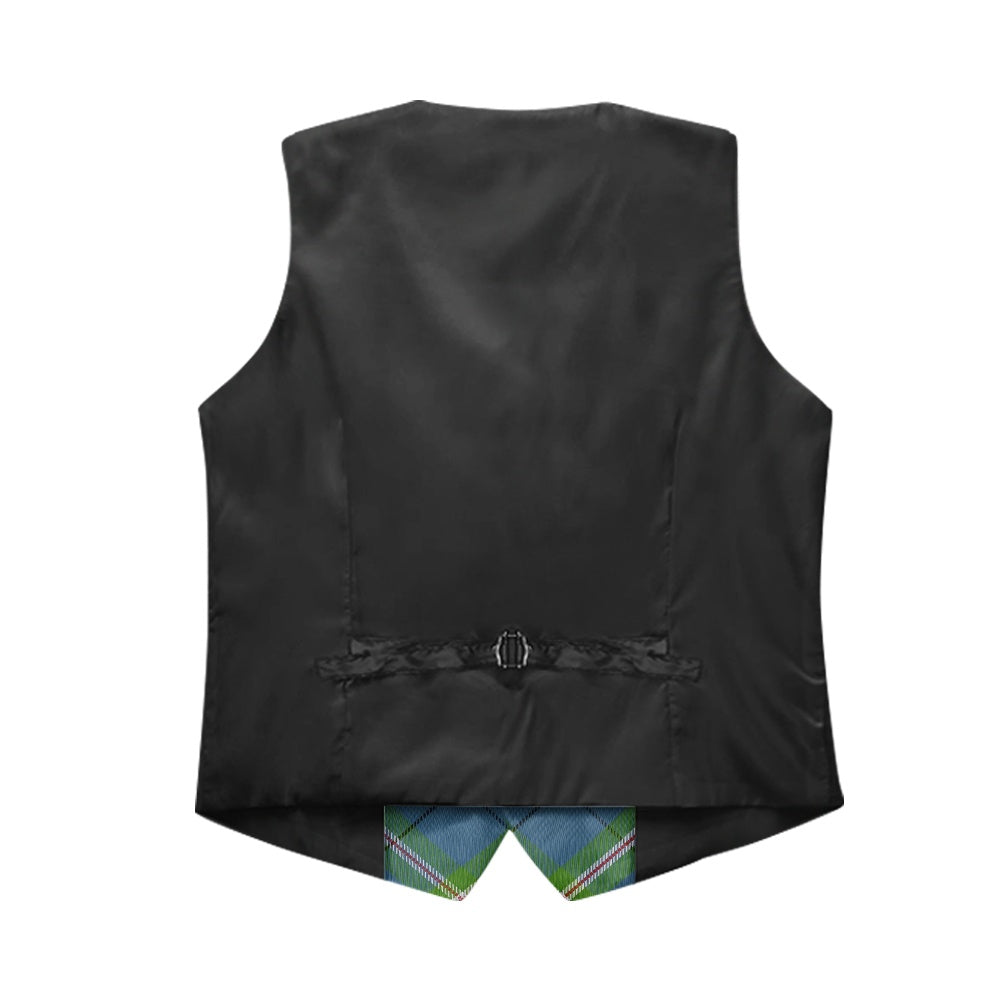 Clan Clelland Tartan Bias Suit vest jacket