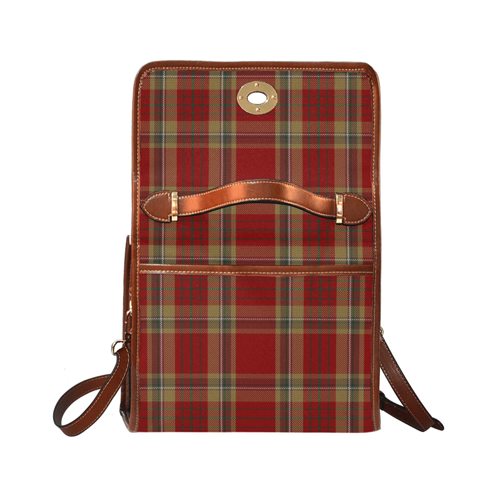 Irish County Tyrone Tartan Canvas Handbag