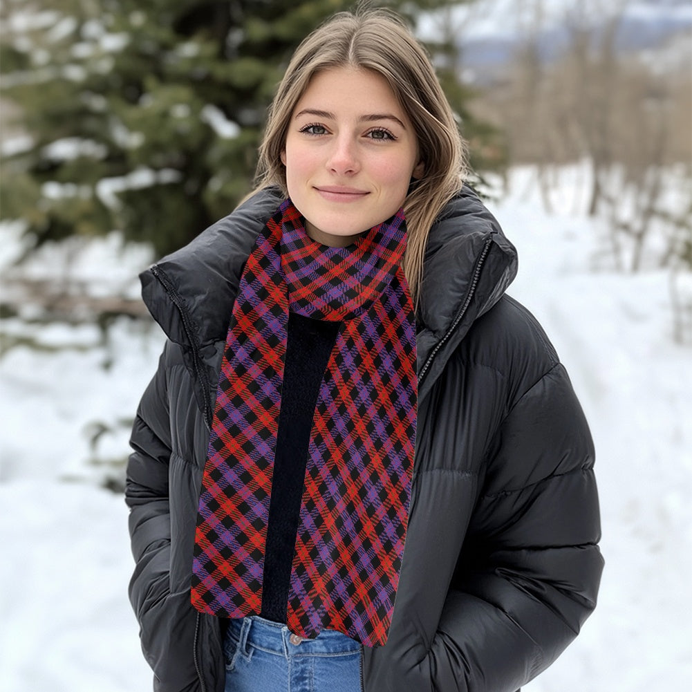 Clan Brown Tartan Fluffy scarf