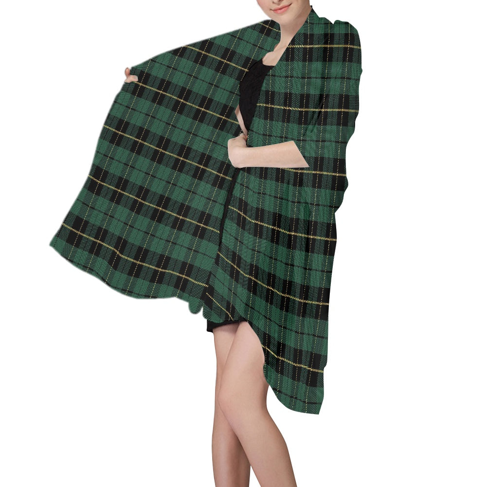 Clan Wallace Hunting Ancient Tartan Chiffon Scarf