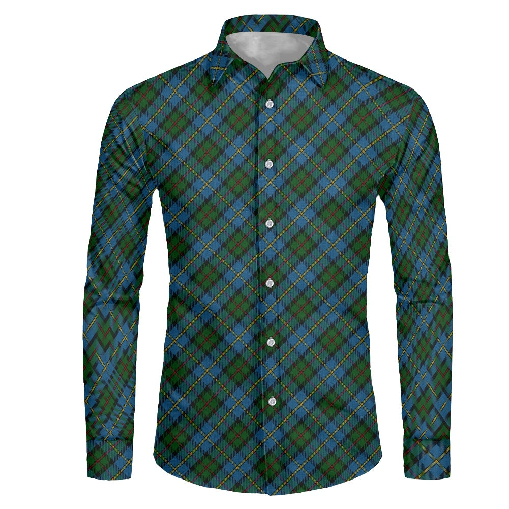 Clan MacLeod of Harris Tartan Men's long-sleeved shirt