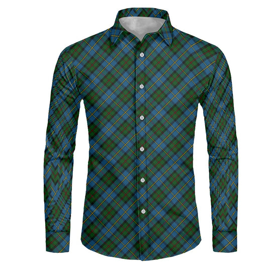 Clan MacLeod of Harris Tartan Men's long-sleeved shirt