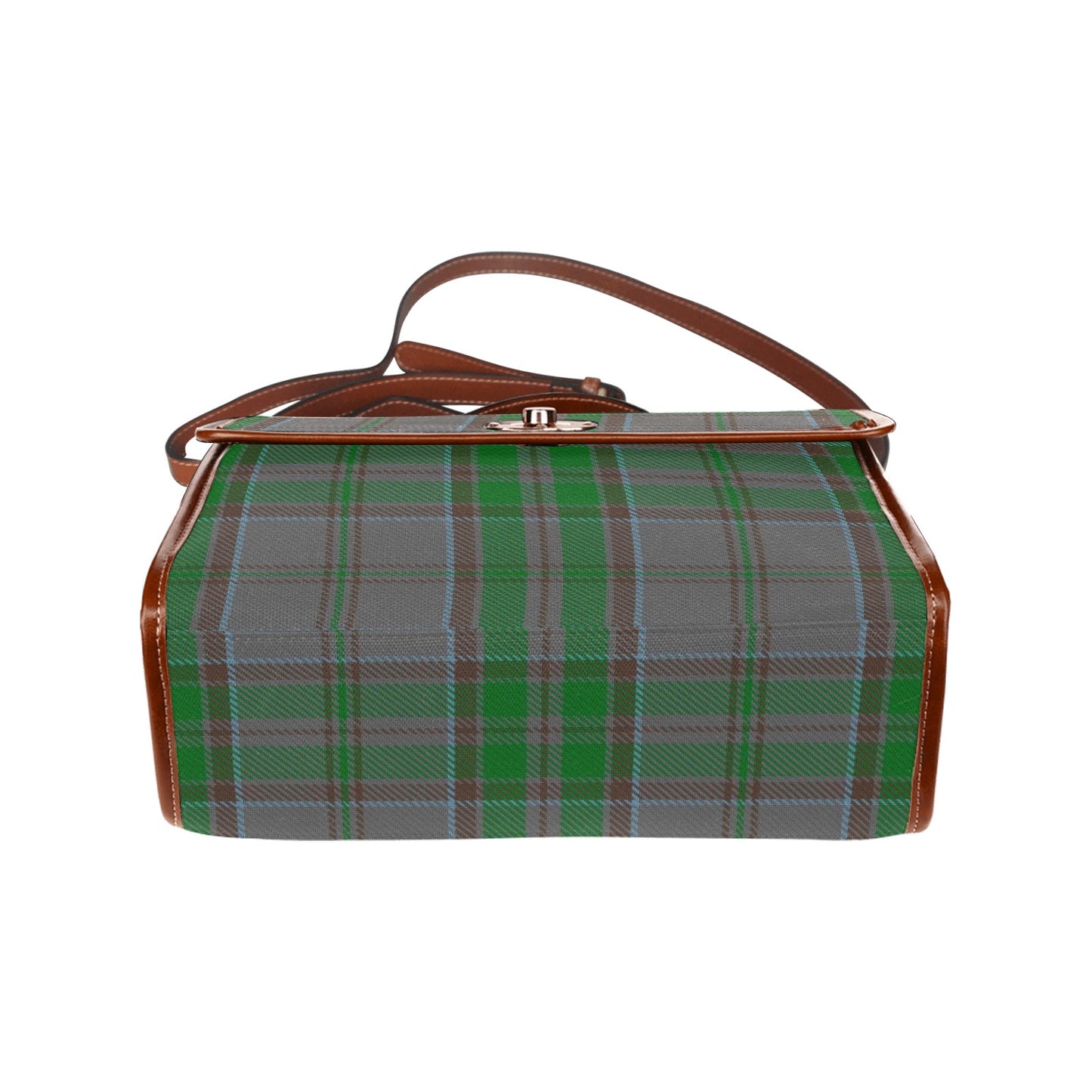 Irish County Wicklow Tartan Canvas Handbag