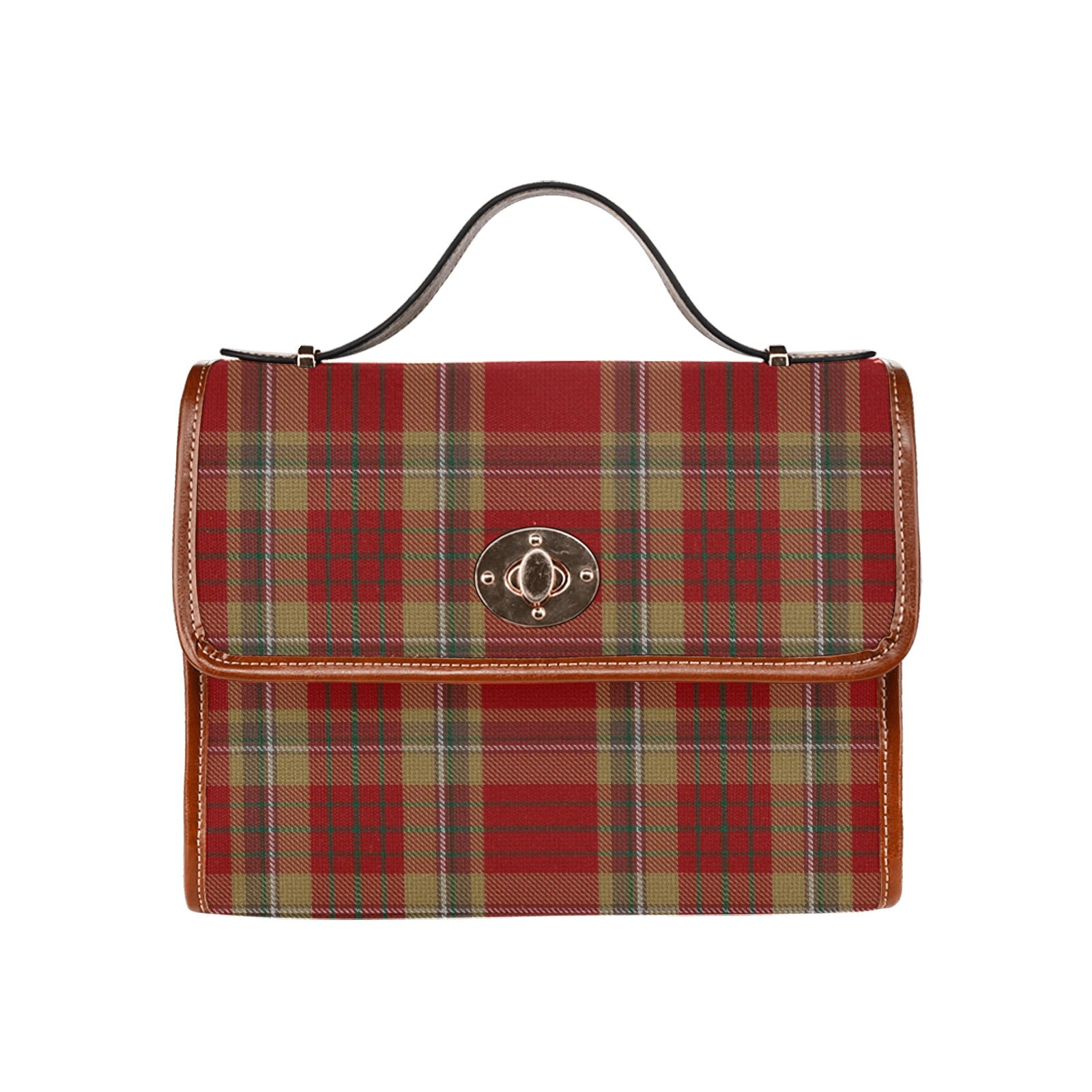 Irish County Tyrone Tartan Canvas Handbag