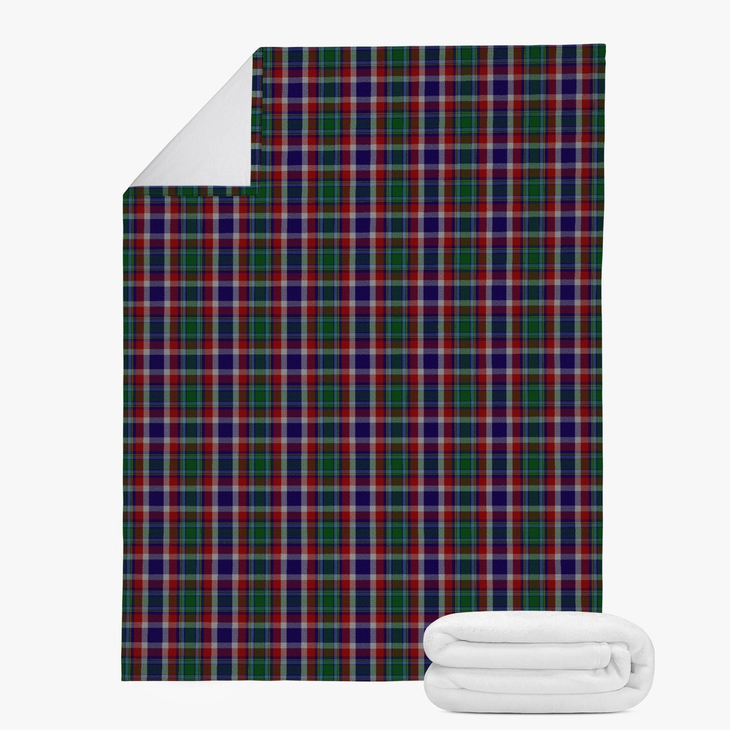 US State - Ohio Tartan Fleece Blanket