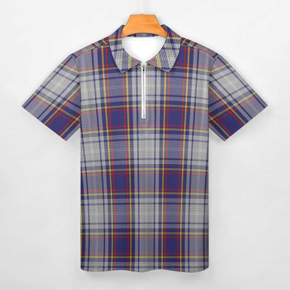 US State - Nevada Tartan Short sleeve polo shirt