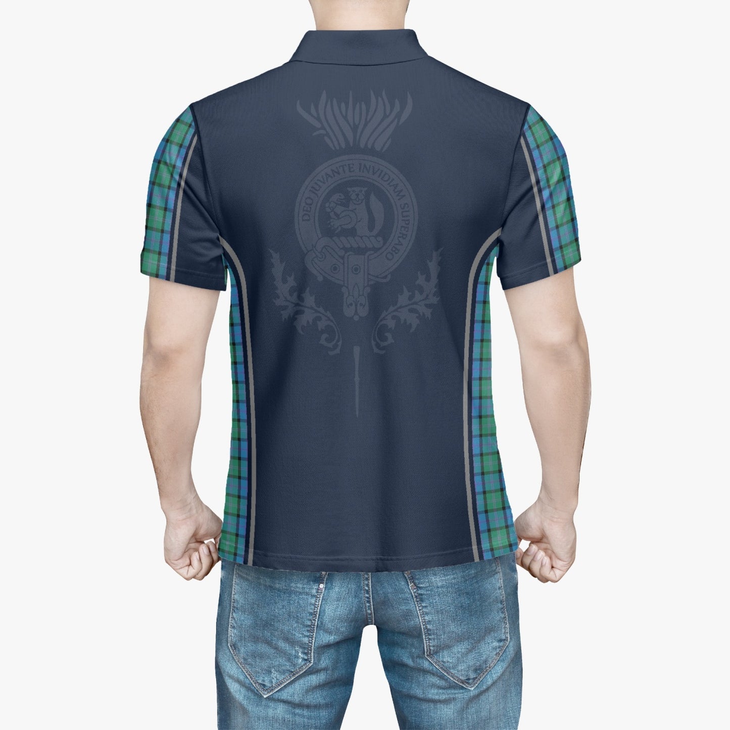 Clan MacThomas Crest & Tartan Polo Shirt