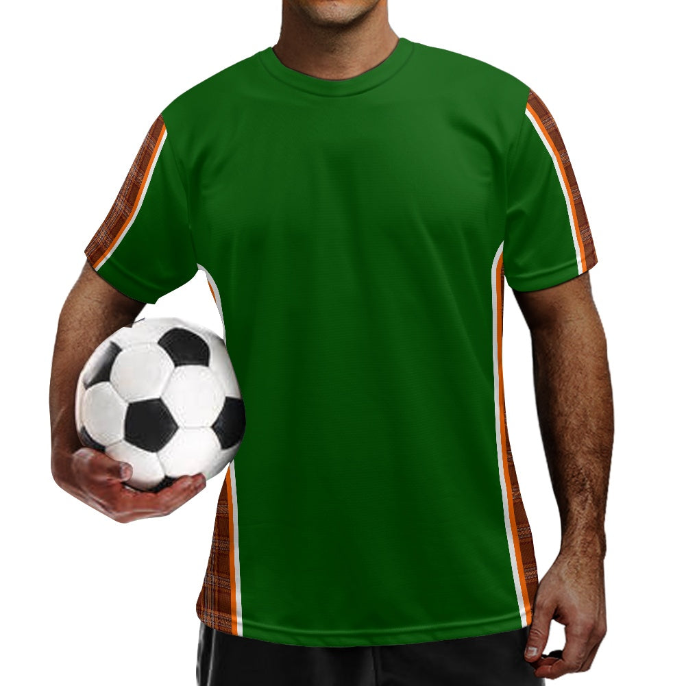 Irish County Down Tartan Strip Football Shirt