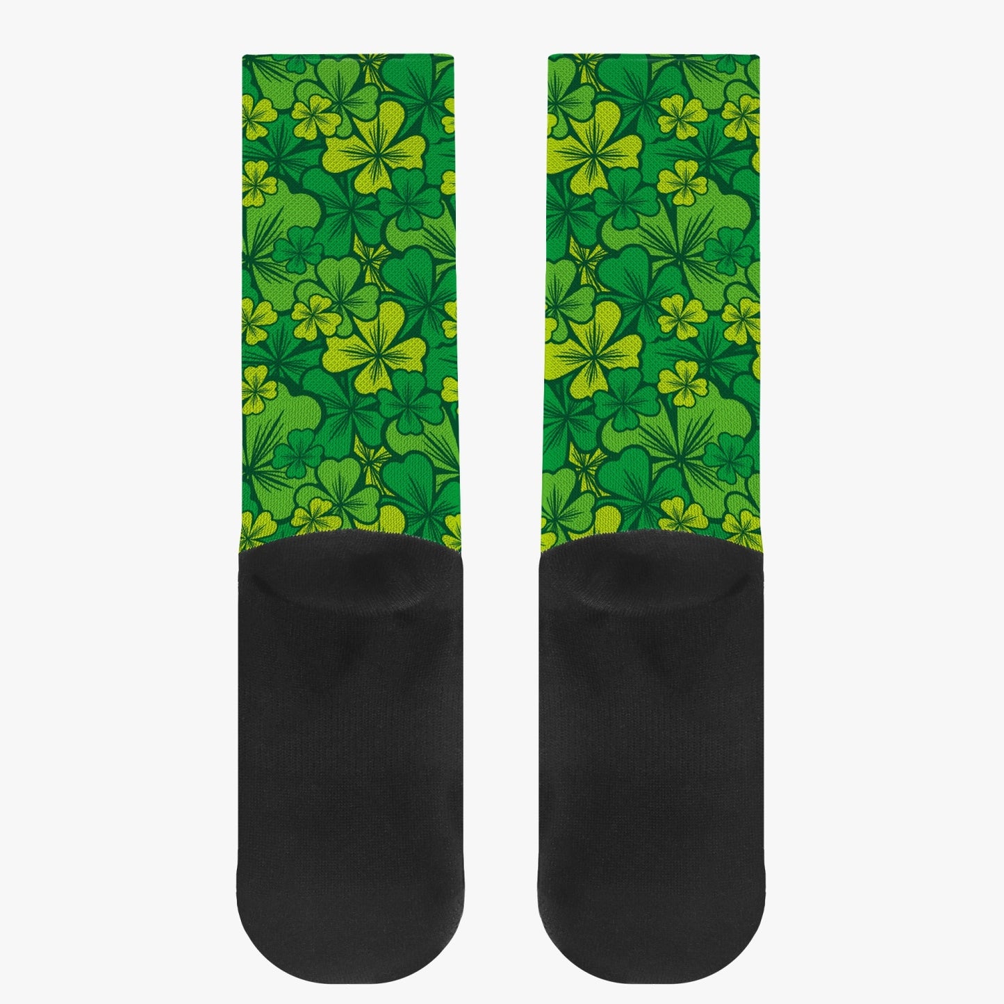 Irish Shamrock Reinforced Sports Socks