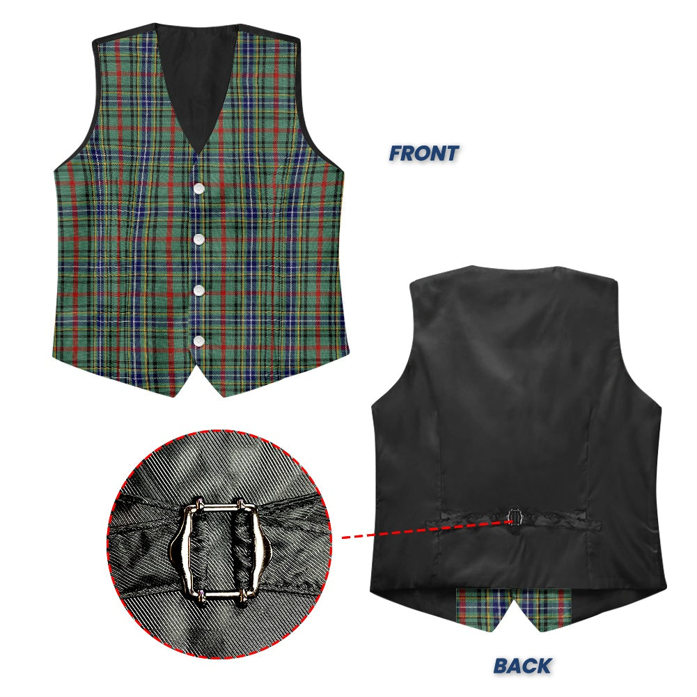 Clan Bisset Tartan Suit vest jacket