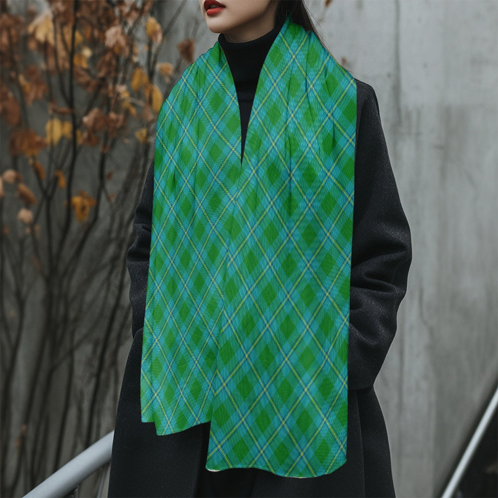 Clan Irving Tartan Fluffy scarf