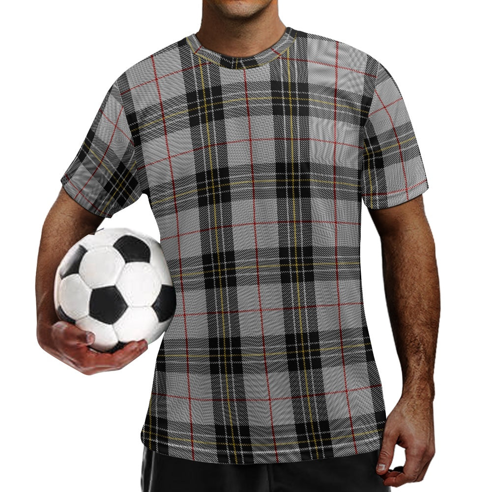 Clan Macpherson Tartan Football Shirt white