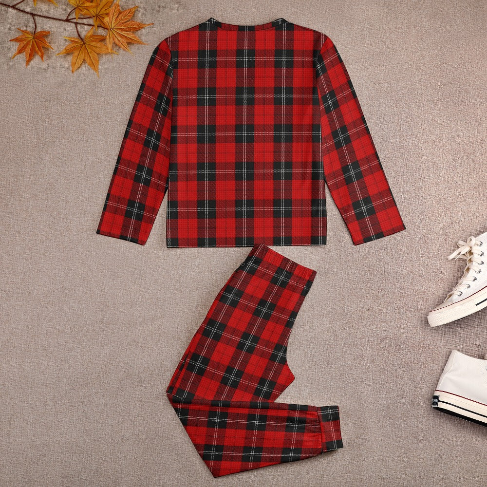 Clan Ramsay Tartan Girl's Pajama suit