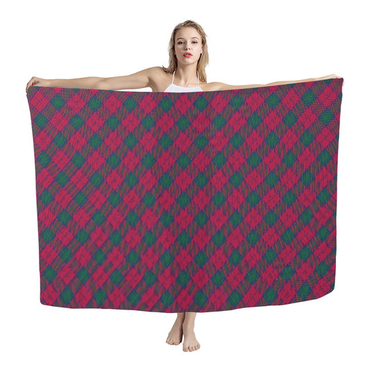Clan Lindsay Tartan Bias Chiffon Scarf