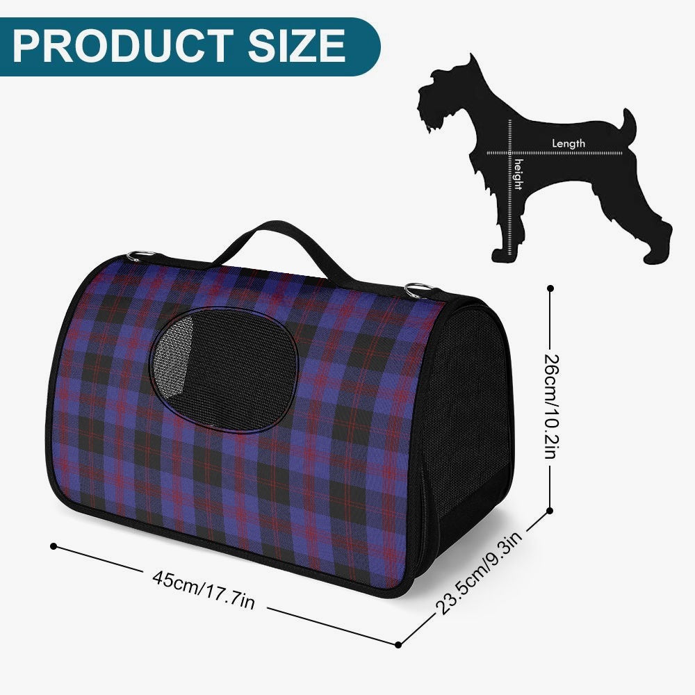 Angus District Tartan Pet Carrier Bag