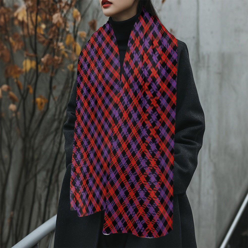 Clan Brown Tartan Fluffy scarf